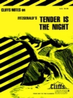 CliffsNotes on Fitzgerald's Tender Is the Night - ebook